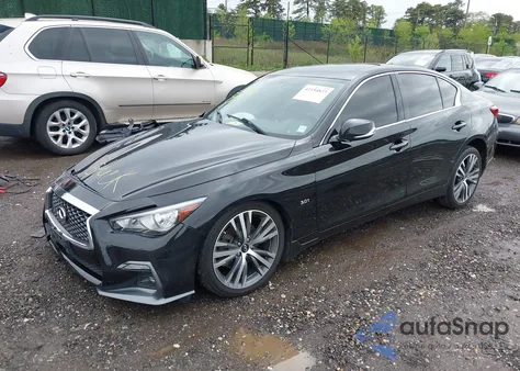 2018 Infiniti Q50 3.0T Sport z USA, uszkodzony, nr VIN JN1EV7AR3JM444659